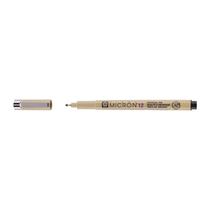 Sakura Pigma Micron 12 - 0,7 mm - zwart