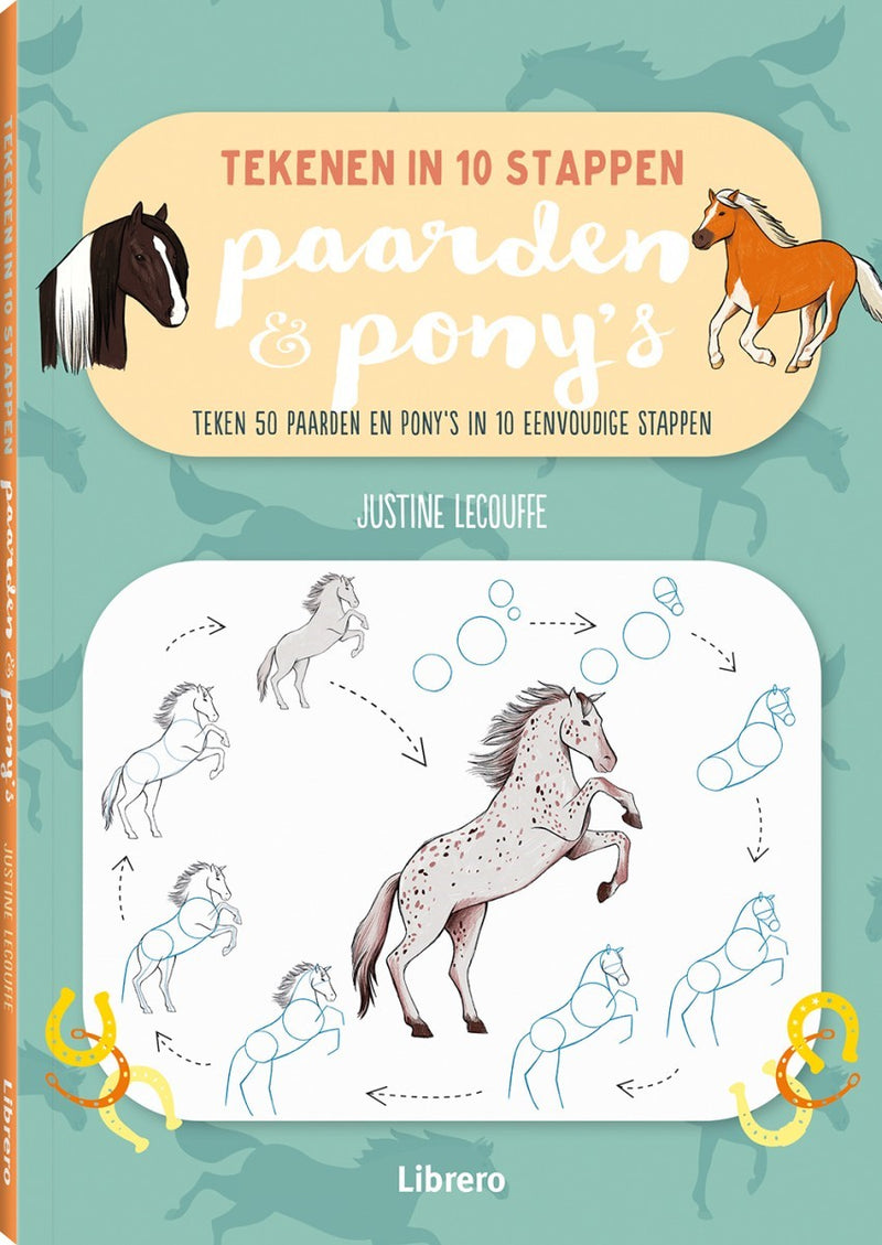 Boek - Tekenen in 10 Stappen - Paarden & Pony's