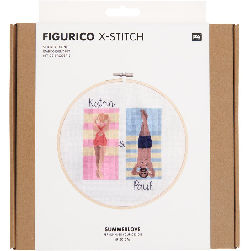 Borduurpakket - 20 cm - summerlove