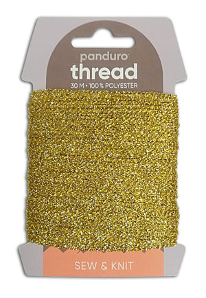 Decoratief draad - 1 mm - 30 meter - goudkleurig
