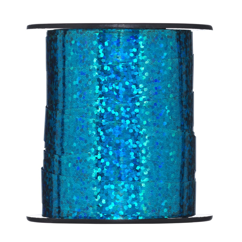 Cadeaulint - 25 meter - blauw holografisch