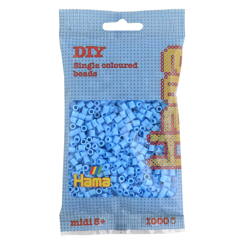 Hama Midi - strijkkralen - 1000 stuks - pastel blue 46