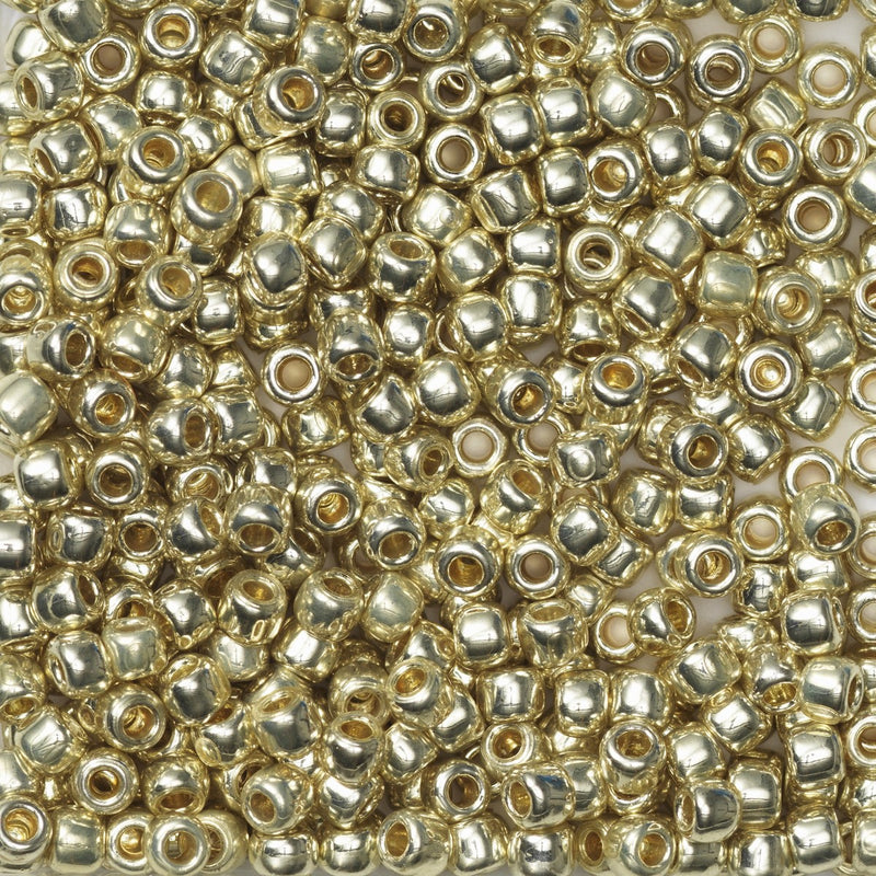 TOHO Round kralen - 11/0 - #PF558 aluminiumkleur