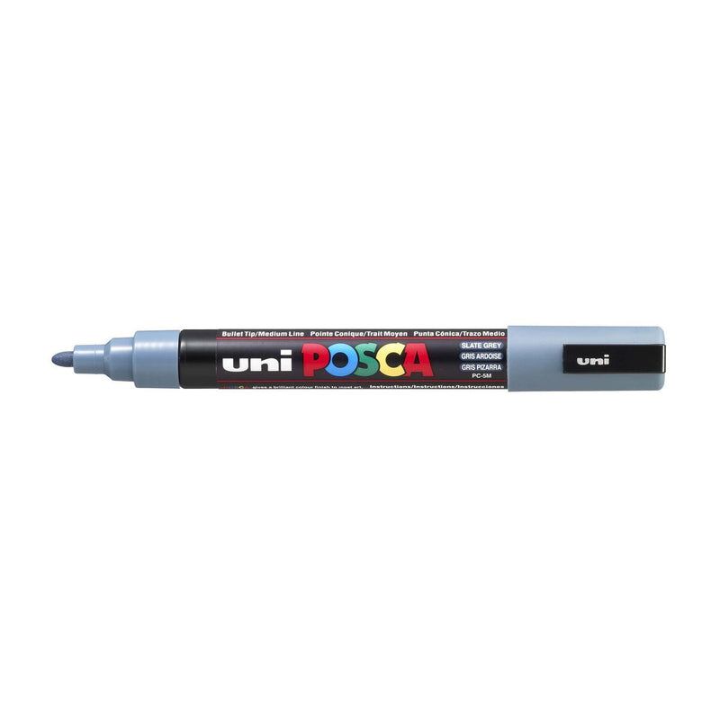 POSCA acrylmarker - medium PC-5M - 1,8-2,5 mm - leigrijs