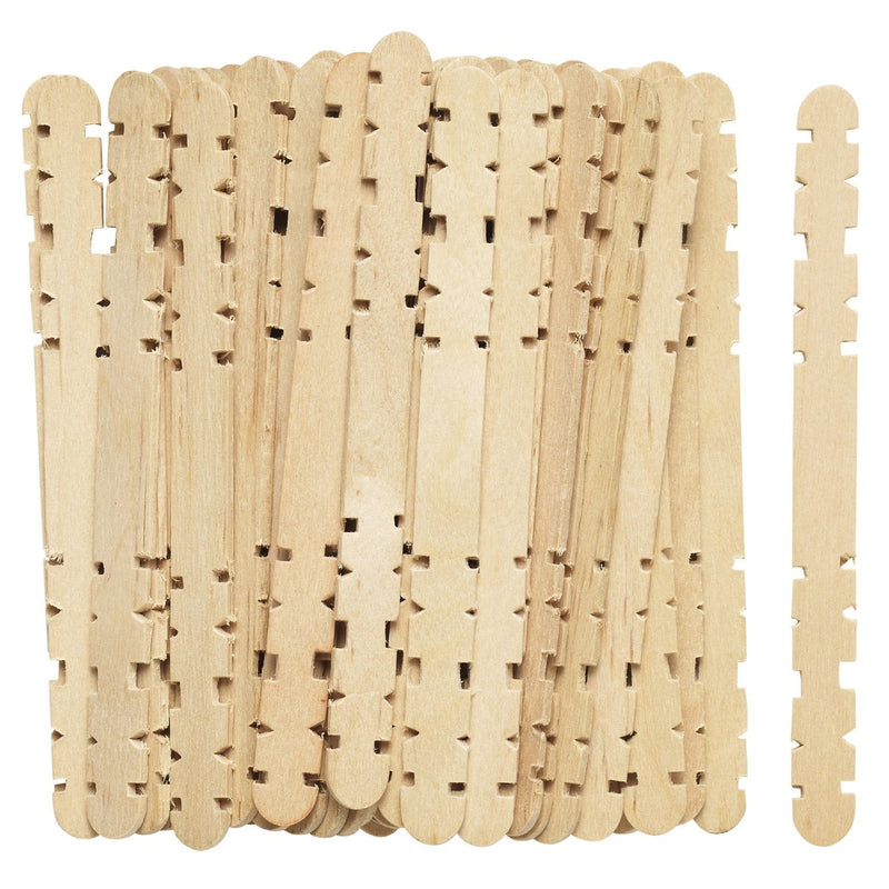 Knutselhoutjes - 1x11 cm - constructiestokjes