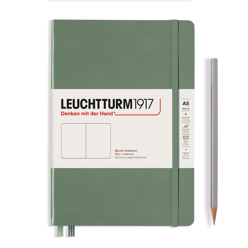 LEUCHTTURM1917 - notebook A5 - blanco - olijf