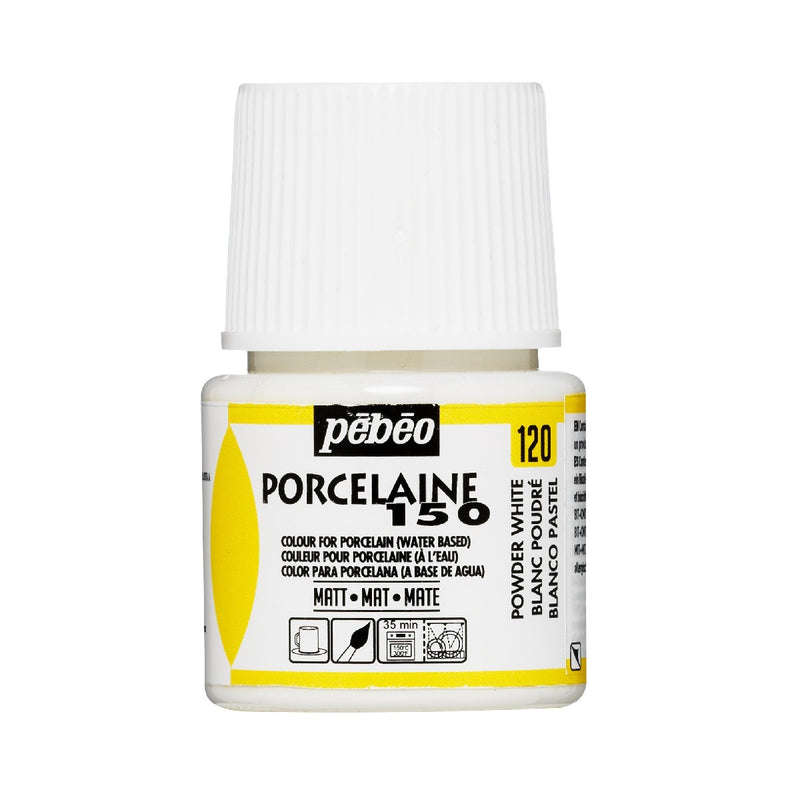 Porseleinverf - 45 ml - mat - wit
