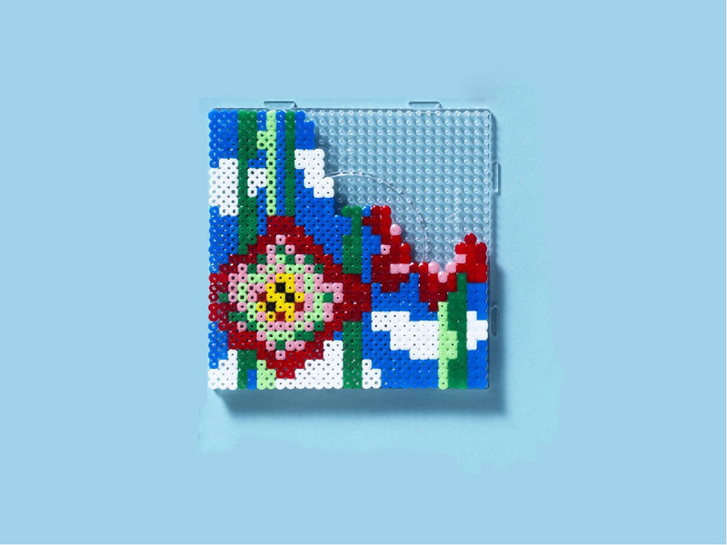 Hama Midi - onderplaat - vierkant - transparant - koppelbaar