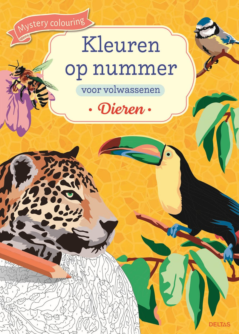 Kleurboek - Kleuren op nummer - Dieren