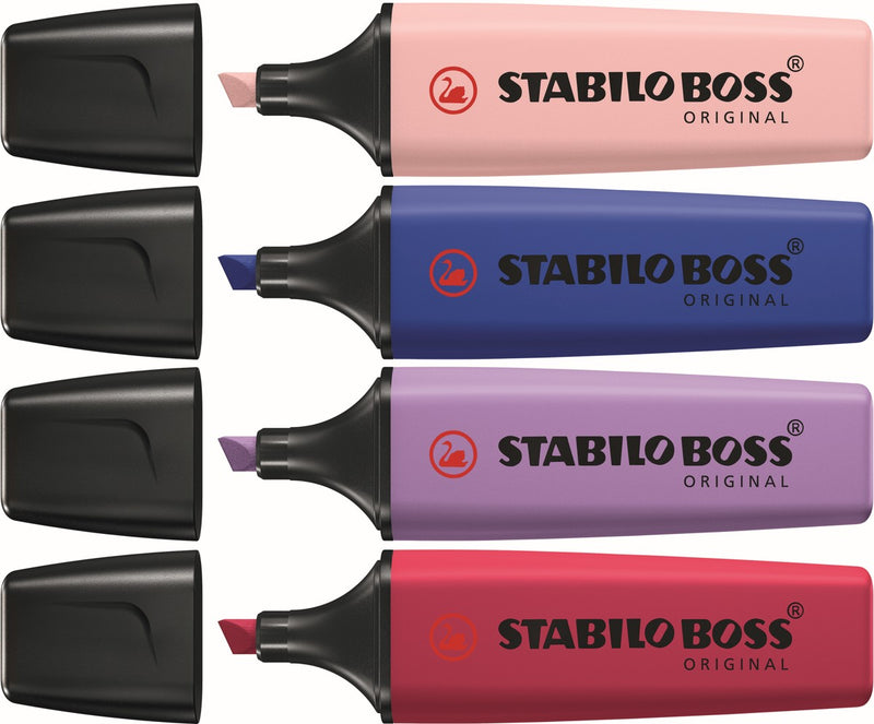 STABILO BOSS ORIGINAL NatureColors - 4 stuks - Wildflower