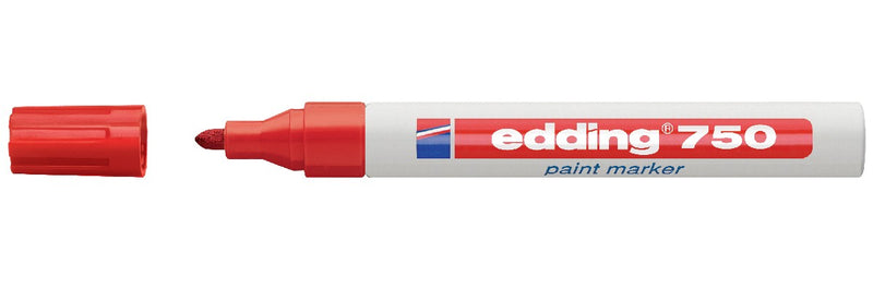 edding 750 gloss paint marker - 2 tot 4 mm - rood