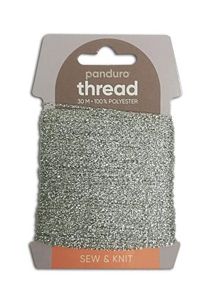 Decoratief draad - 1 mm - 30 meter - zilverkleurig