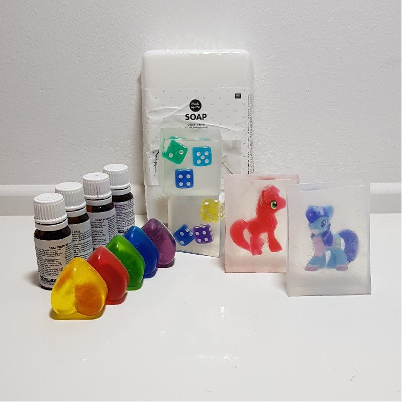 Zeep blok - 500 gram - transparant