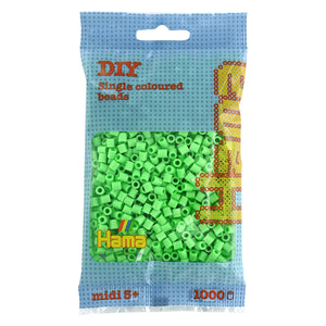 Hama Midi - strijkkralen - 1000 stuks - pastel green 47