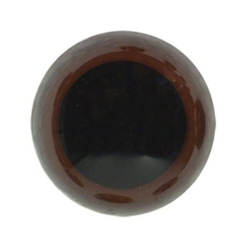 Kunststof veiligheidsogen - 10 mm - donkerbruin