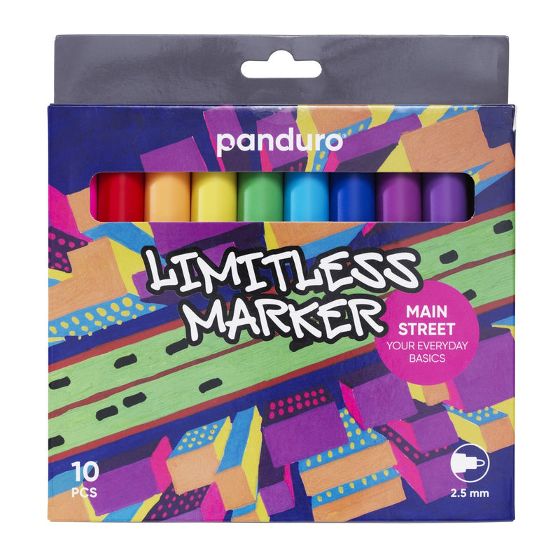 Limitless Marker M set - 10 stuks - Main Street