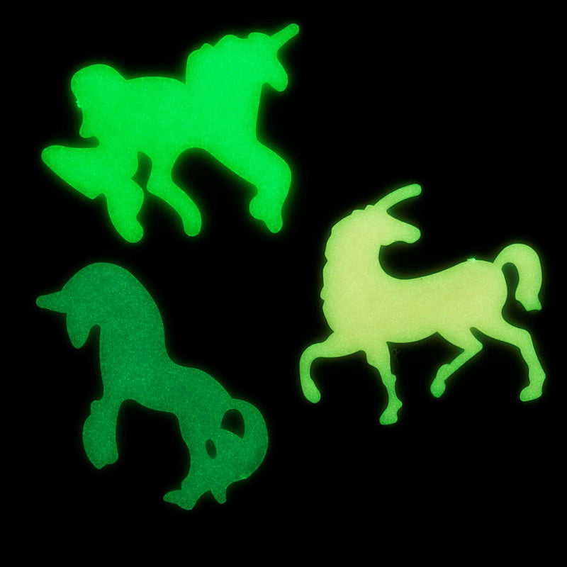 Stickers - glow in the dark - eenhoorn