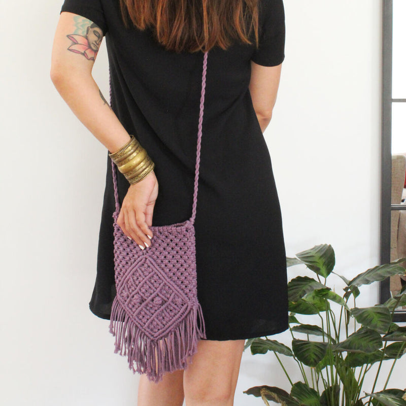 een Katia Macramé Cord Fine tasje