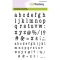 clearstamps - A6 alfabet typewriter kleine letters