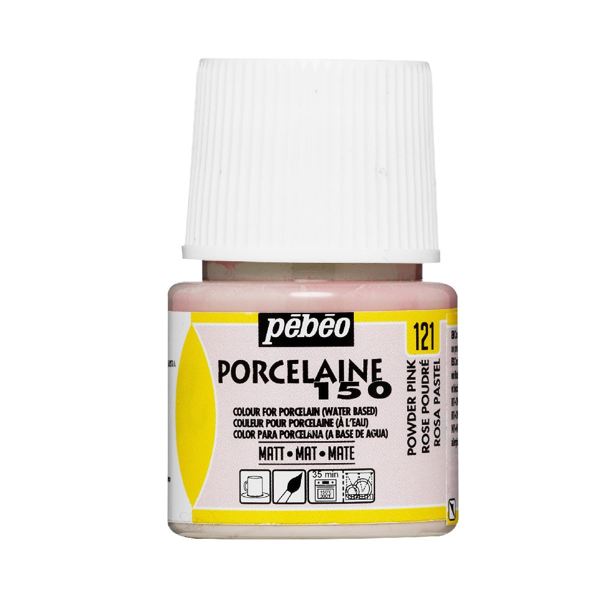 Porseleinverf - 45 ml - mat - lichtroze