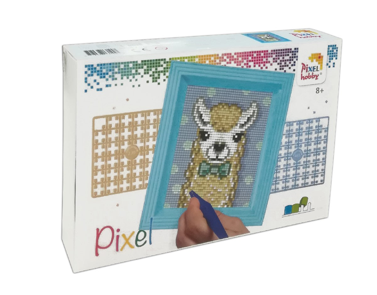 Pixelhobby set met lijst - alpaca
