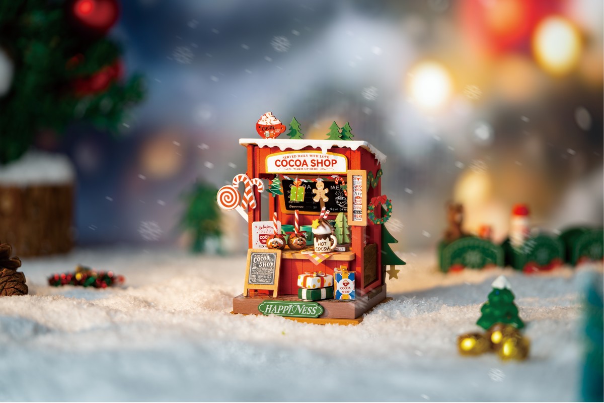 Robotime miniatuur DIY kit - Cocoa Shop