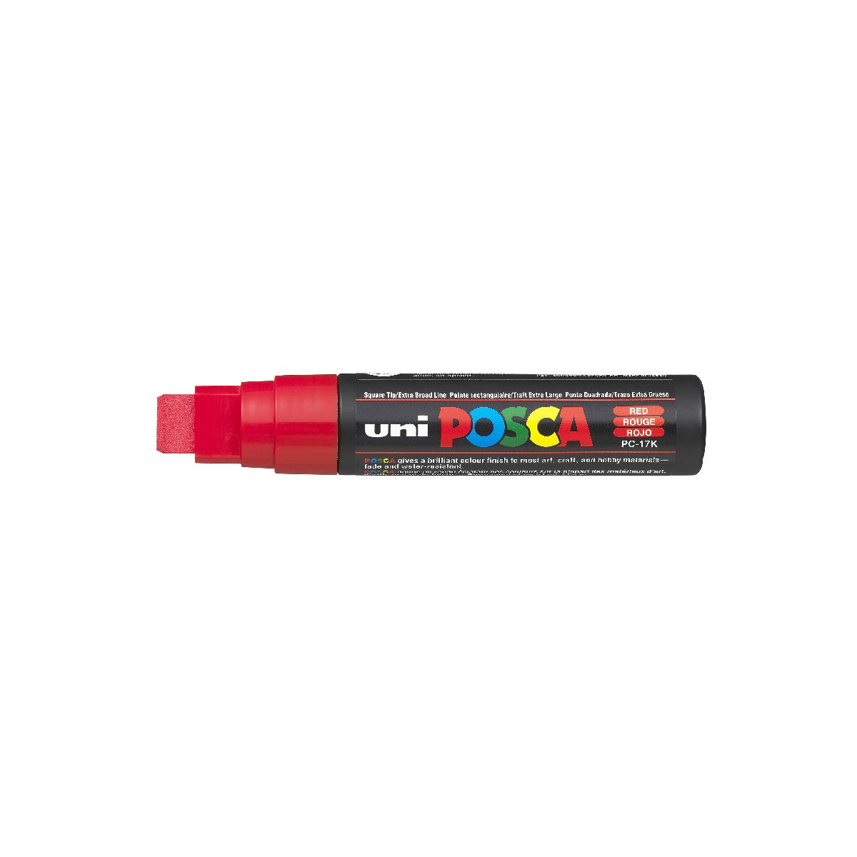 POSCA acrylmarker - blokpunt PC-17K - 15 mm - rood