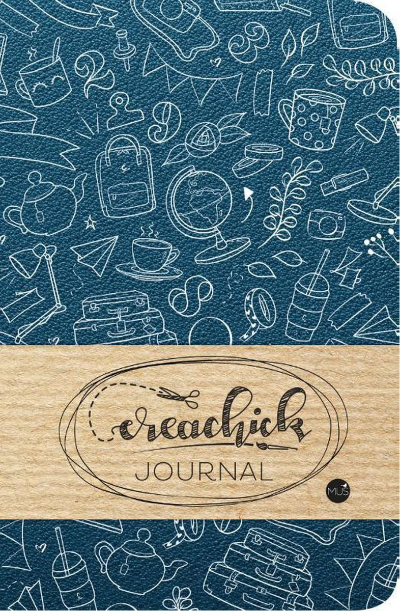 Creachick journal - petrolblauw