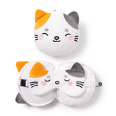 Reiskussen met oogmasker - kat