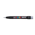 POSCA acrylmarker - brushpunt PCF-350 - 1-10 mm - zilver