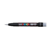 POSCA acrylmarker - brushpunt PCF-350 - 1-10 mm - zilver