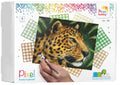 Pixelhobby set - 4 platen - luipaard