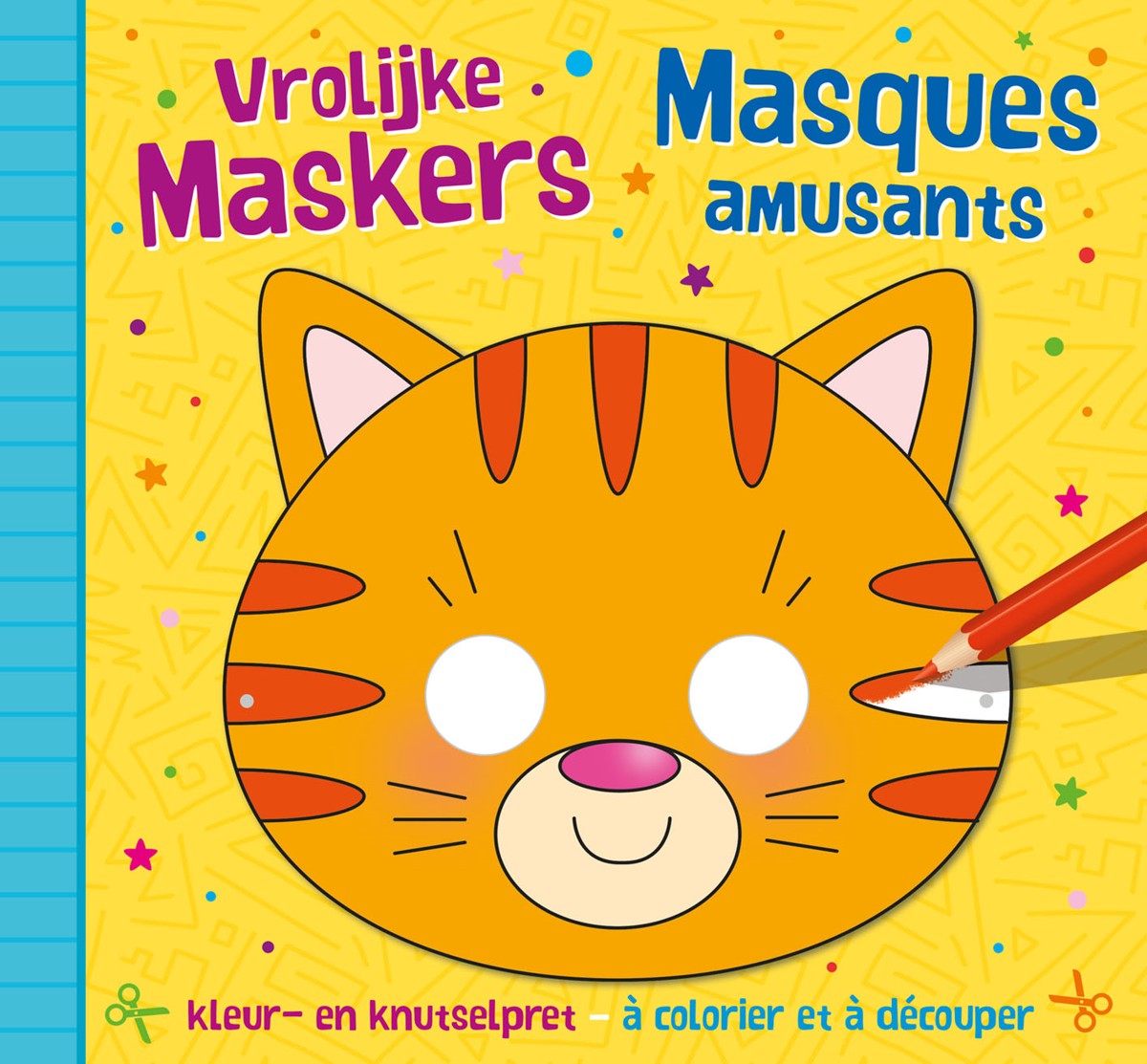 Kleurboek - Vrolijke maskers