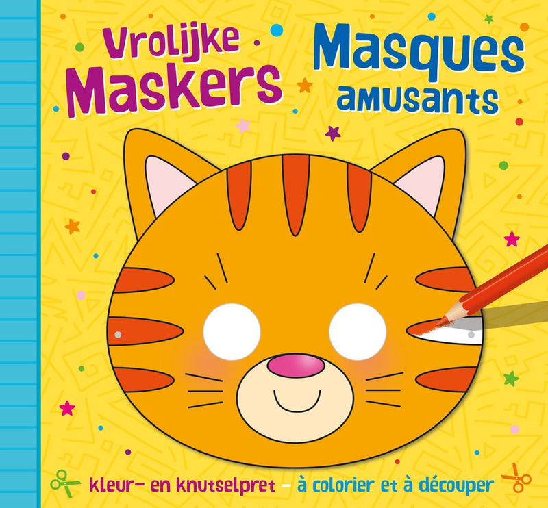 Kleurboek - Vrolijke maskers