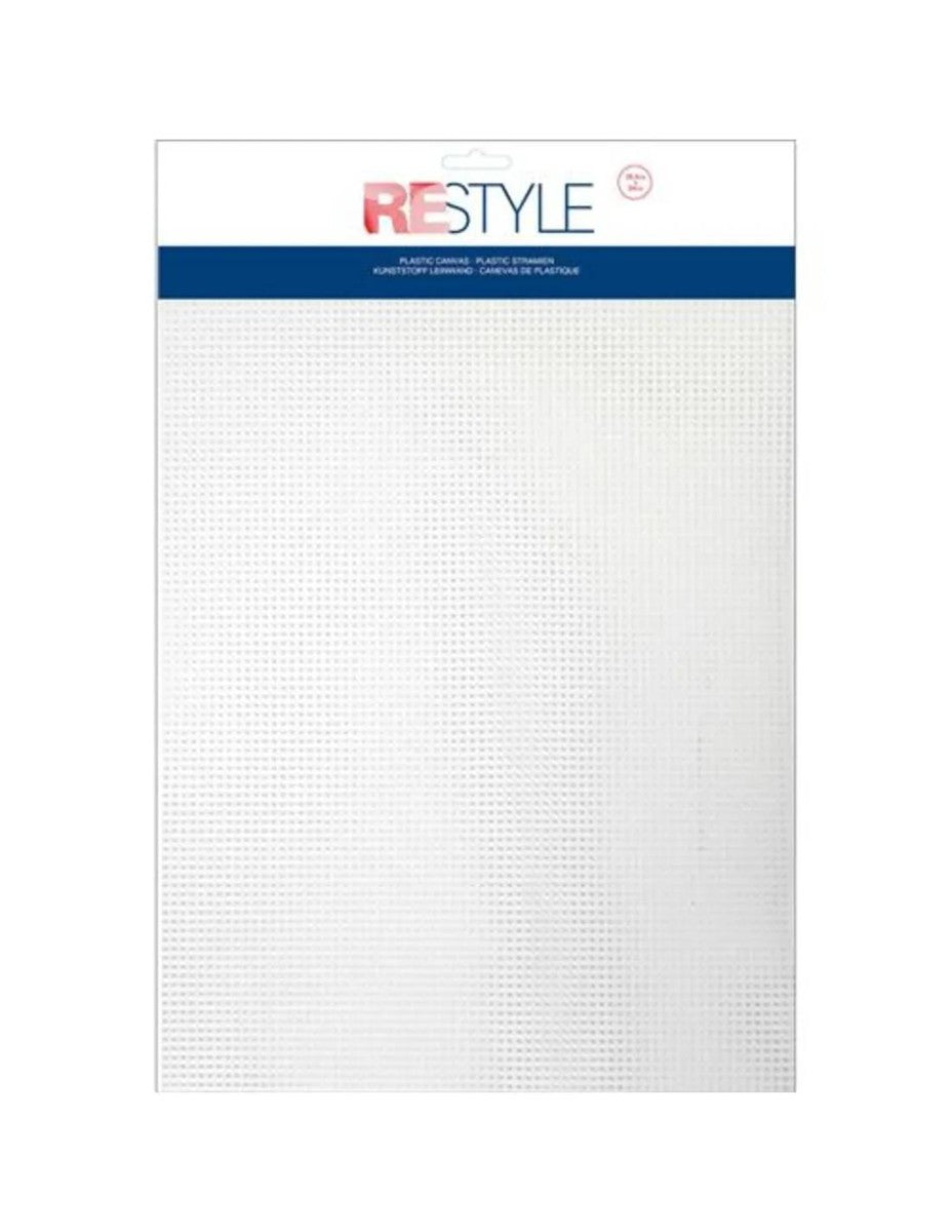 Restyle plastic stramien - 26,5 x 34 cm - 3 stuks