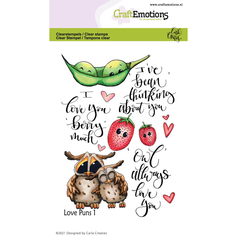 clearstamps - A6 love puns 1