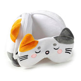 Reiskussen met oogmasker - kat