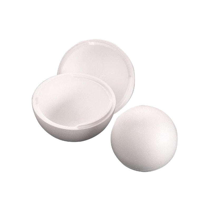 Piepschuim bal 2-delig - 15 cm