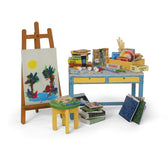 Het Muizenhuis - scene kit - kunstenaar aan het werk