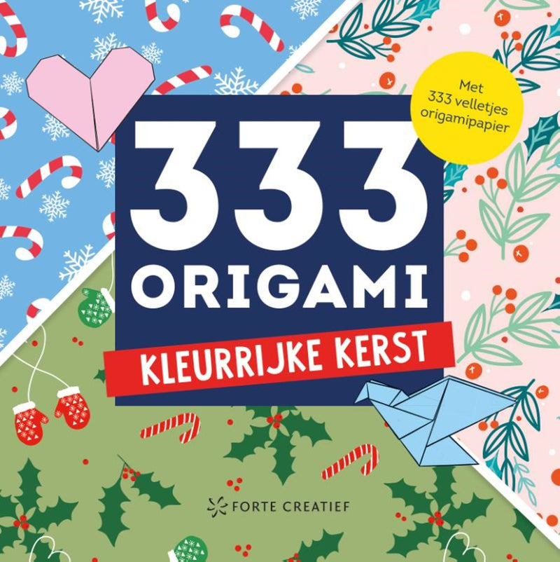 Boek - 333 Origami - Kleurrijke Kerst