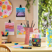POSCA acrylmarker set - medium PC-5M - pastel - 8 stuks