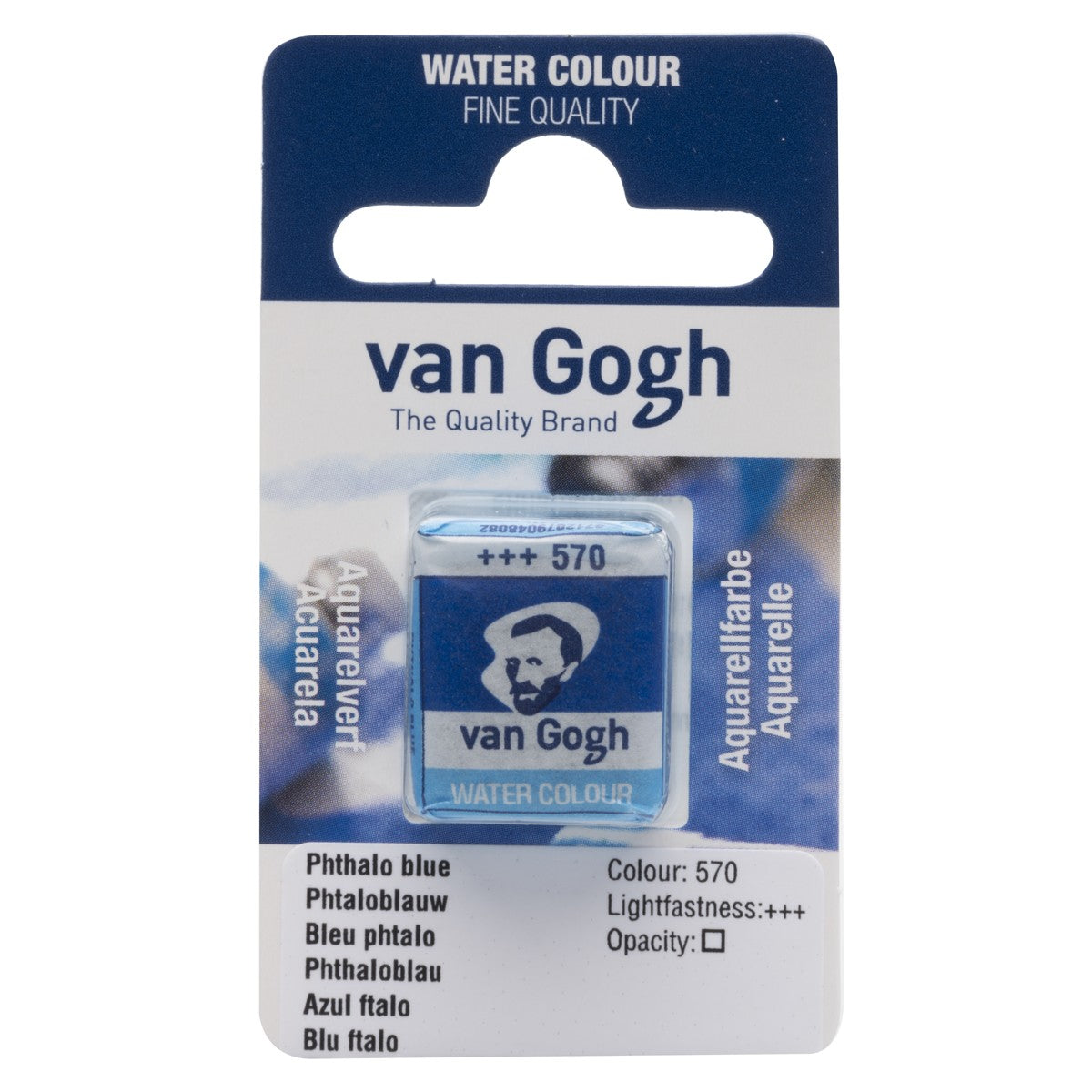 van Gogh aquarelverf - napje - phtaloblauw (primair) 570