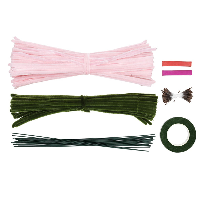 Panduro DIY kit - Pipe Cleaner Flowers