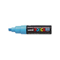POSCA acrylmarker - beitelpunt PC-8K - 8 mm - turquoise