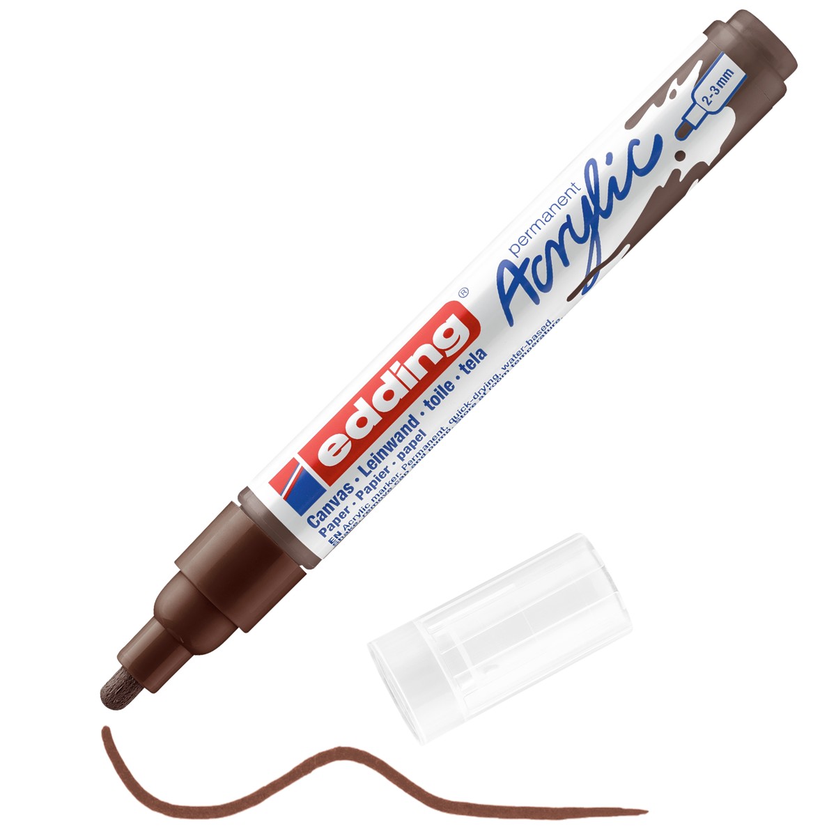 edding 5100 acrylic marker medium - 907 chocoladebruin