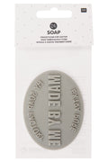 zeep stempel 65x49 mm - ovaal