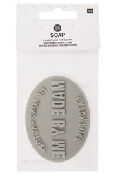 zeep stempel 65x49 mm - ovaal