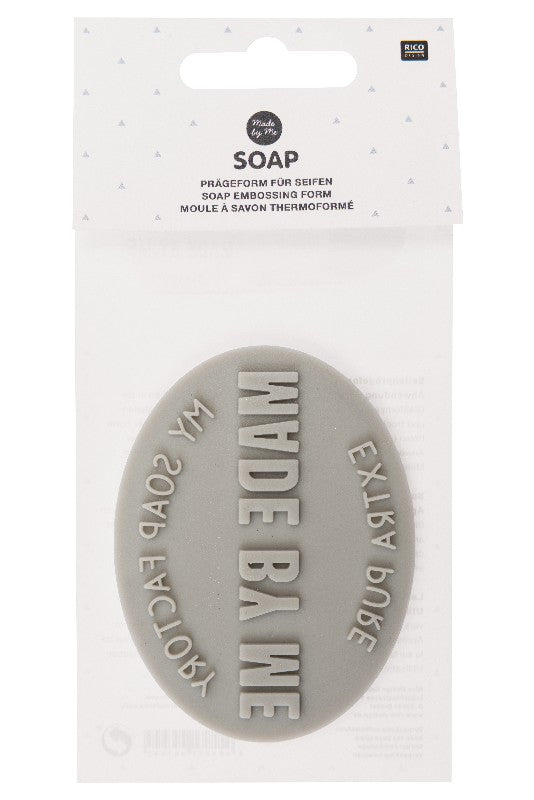 zeep stempel 65x49 mm - ovaal
