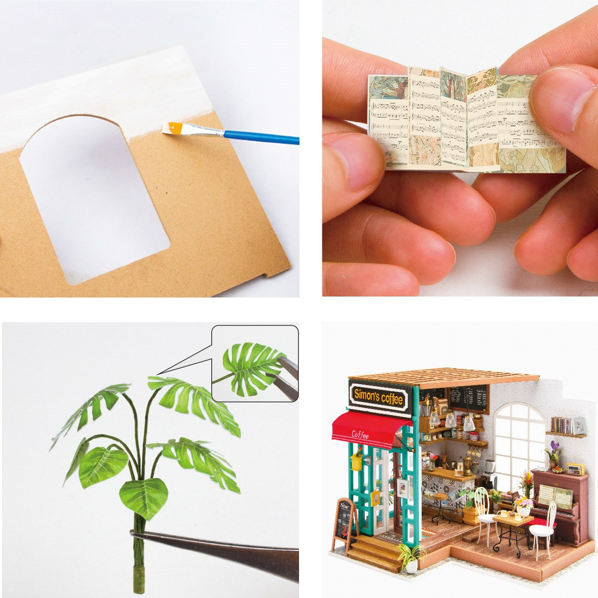 Robotime miniatuur DIY kit - Simon's Coffee