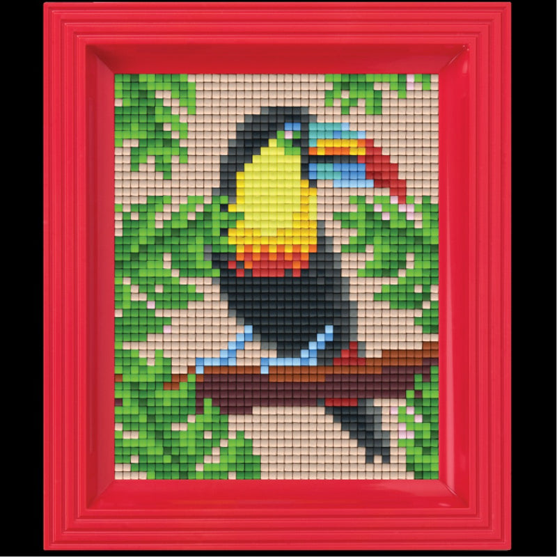 Pixelhobby set met lijst - toekan